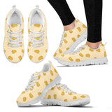 Cheese Pattern Women'S Sneaker Shoes
