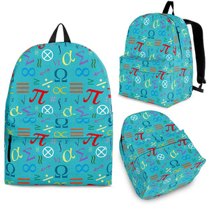 Math Pattern Print Design 02 Backpack