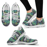 White Bengal Tigers Tropical Plant Women'S Sneaker Shoes