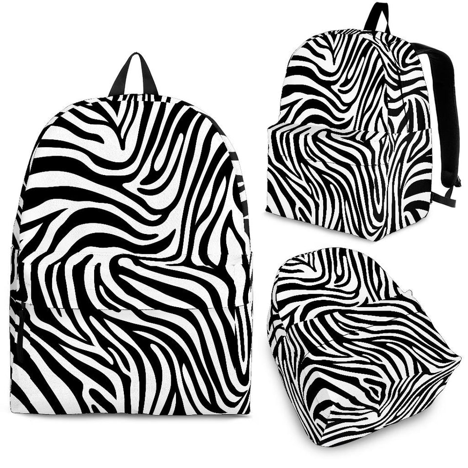 Zebra Skin Pattern Backpack