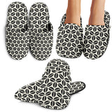 Coffee Bean Abstract Modern Pattern Slippers