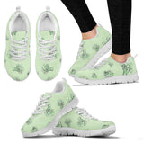 Broccoli Sketch Pattern Women'S Sneaker Shoes