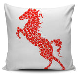 Red Horse Pillow Cover