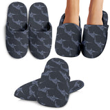 Swordfish Pattern Print Design 03 Slippers
