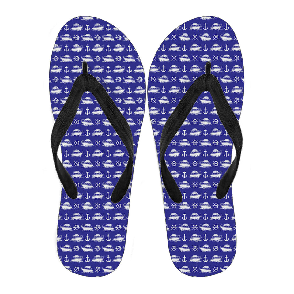 Women Flip Flops-Boat Anchor Rudder Ccnc006 Bt0155