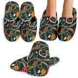 Colorful Snake Plant Pattern Slippers