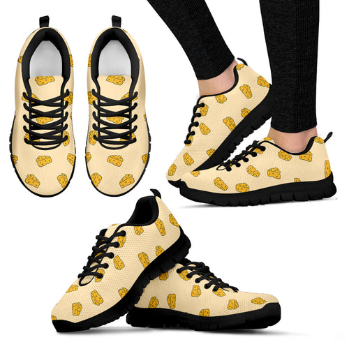 Cheese Pattern Women'S Sneaker Shoes