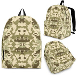 Light Green Camouflage Pattern Backpack