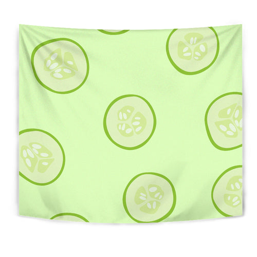 Cucumber Pattern Wall Tapestry
