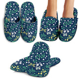 Butterfly Leaves Pattern Slippers
