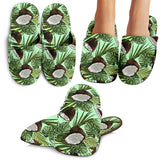 Coconut Pattern Print Design 02 Slippers