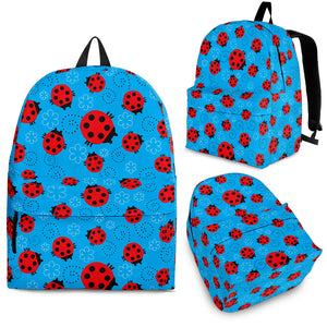 Ladybug Pattern Print Design 02 Backpack