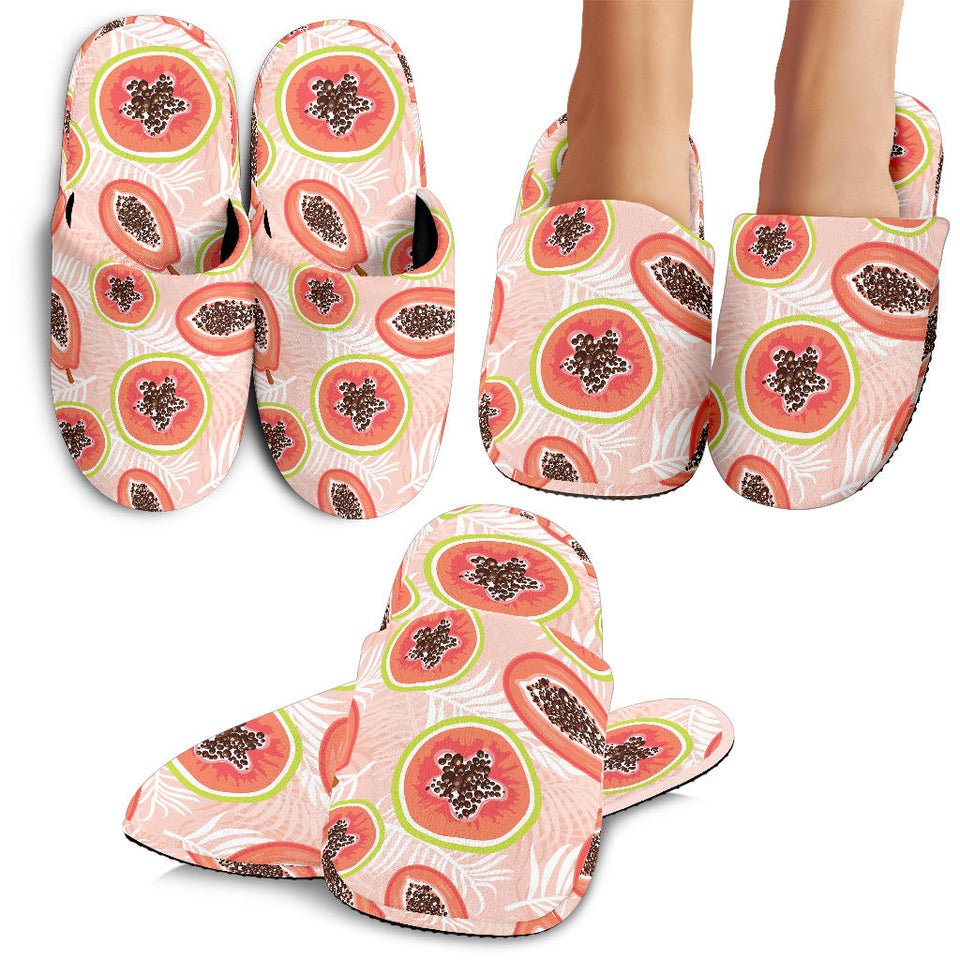 Papaya Leaves Pattern Slippers