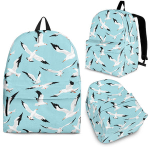 Seagull Pattern Print Design 01 Backpack