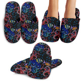 Octopus Sea Wave Tropical Fishe Pattern Slippers