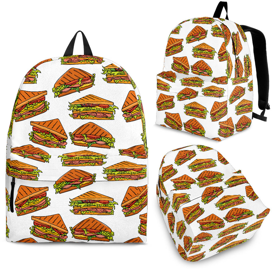 Sandwich Pattern Print Design 02 Backpack