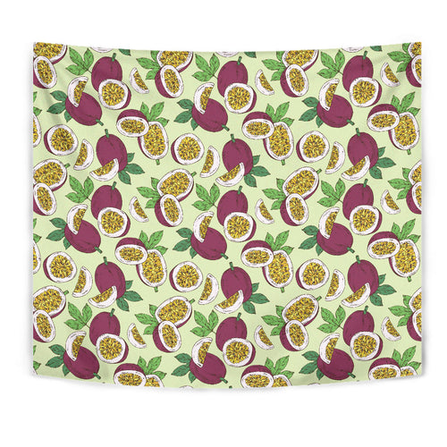 Passion Fruit Pattern Wall Tapestry