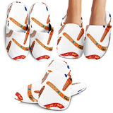 Boomerang Australian Aboriginal Ornament Pattern Slippers