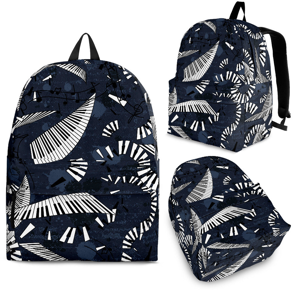 Piano Pattern Print Design 02 Backpack