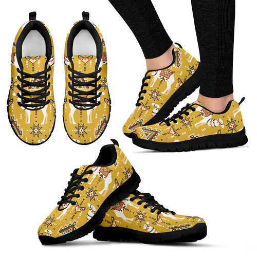 Camels Ethnic Motif Pattern Women'S Sneaker Shoes