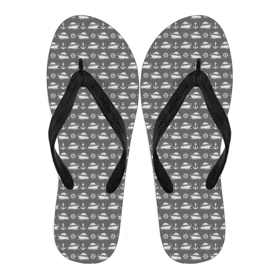 Women Flip Flops-Boat Anchor Rudder Ccnc006 Bt0155