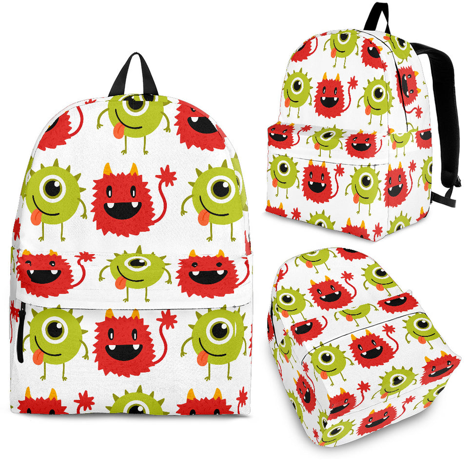 Alien Pattern Print Design 05 Backpack