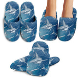 Shark Hand Drawn Slippers