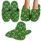 Horseshoes Pattern Print Design 05 Slippers