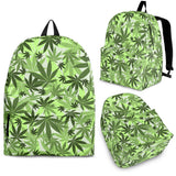 Canabis Marijuana Weed Pattern Print Design 01 Backpack