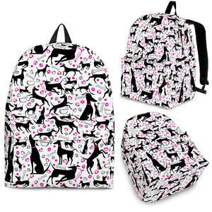 Greyhound Pattern Print Design 02 Backpack