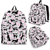 Greyhound Pattern Print Design 02 Backpack