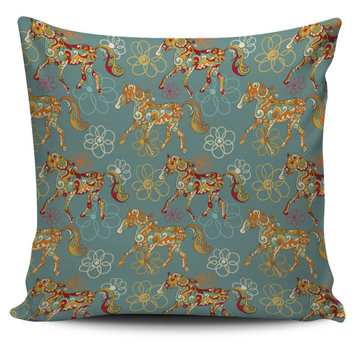 Horses Pillow Cover