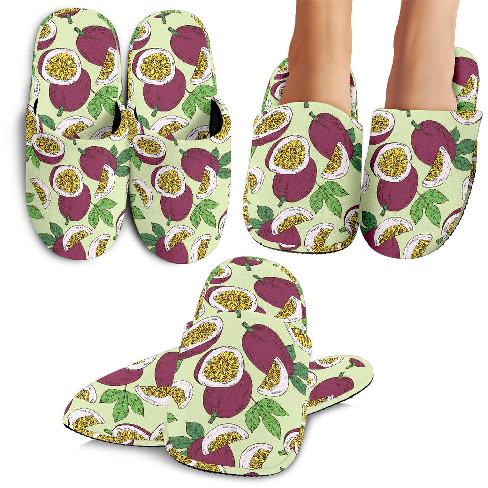 Passion Fruit Pattern Slippers