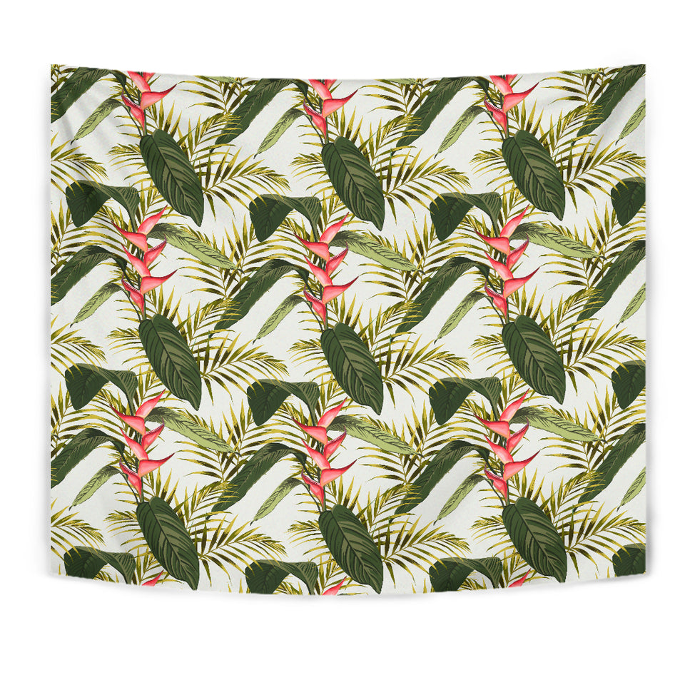 Heliconia Pattern Wall Tapestry
