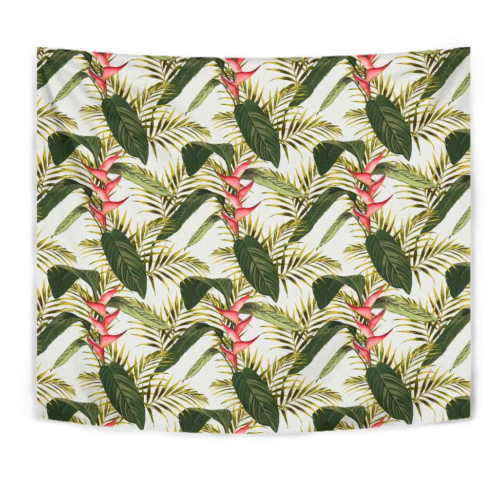 Heliconia Pattern Wall Tapestry