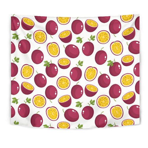 Passion Fruit Design Pattern Wall Tapestry