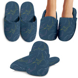 Swordfish Pattern Print Design 02 Slippers