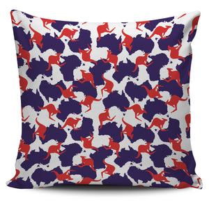 Kangaroo Australian Pattern Pillow Cover