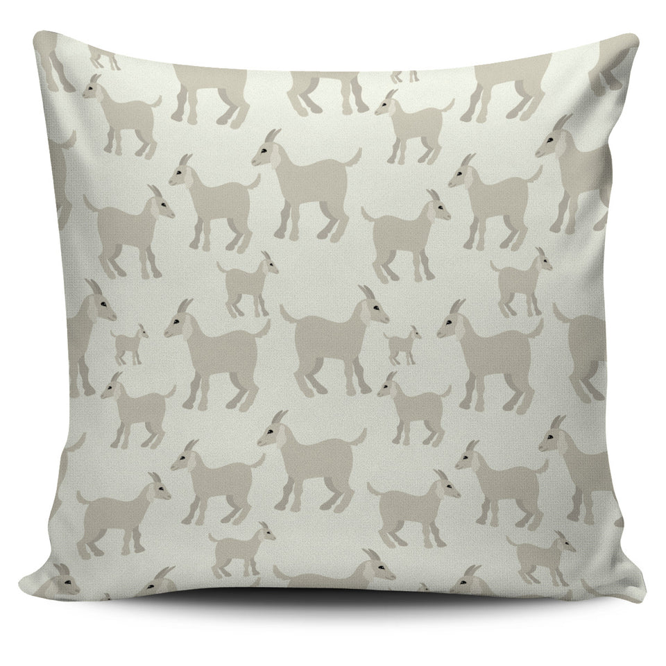 Little Young Goat Pattern Pillow Cover