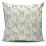 Little Young Goat Pattern Pillow Cover