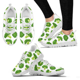 Cute Broccoli Pattern Women'S Sneaker Shoes
