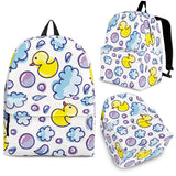Duck Toy Pattern Print Design 01 Backpack