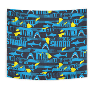 Shark Dangerous Wall Tapestry