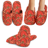 Red Tomato Pattern Slippers