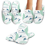 Crocodile Diver Pattern Slippers