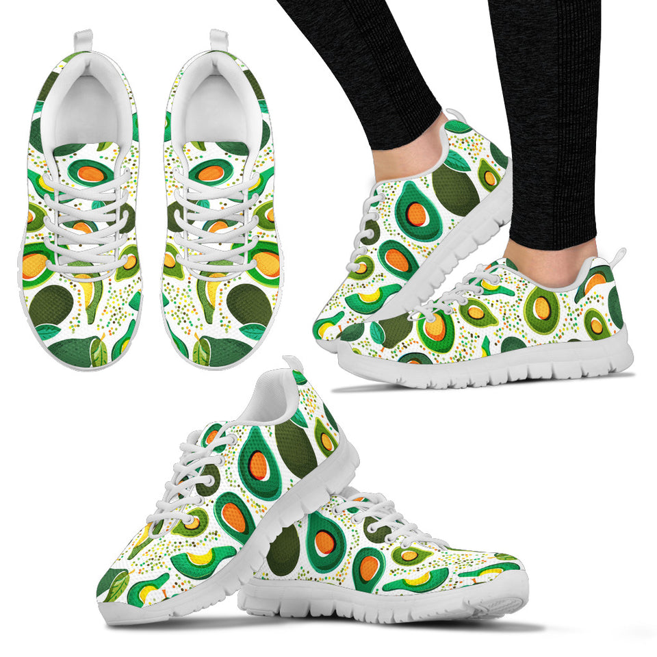 Avocado Design Pattern Women'S Sneaker Shoes