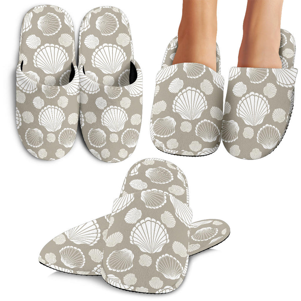 Scallop Shell Pattern Slippers