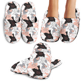 Pig Pattern Print Design 05 Slippers