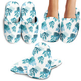 Coral Reef Pattern Print Design 04 Slippers