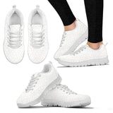Arabic White Pattern Women'S Sneaker Shoes